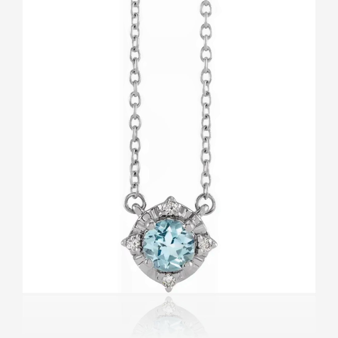 Birthstone Brilliance Color Gemstone and Diamond Pendant