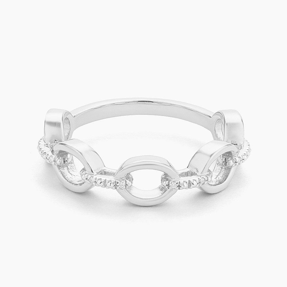 Connect The Circles Stackable Band Ring