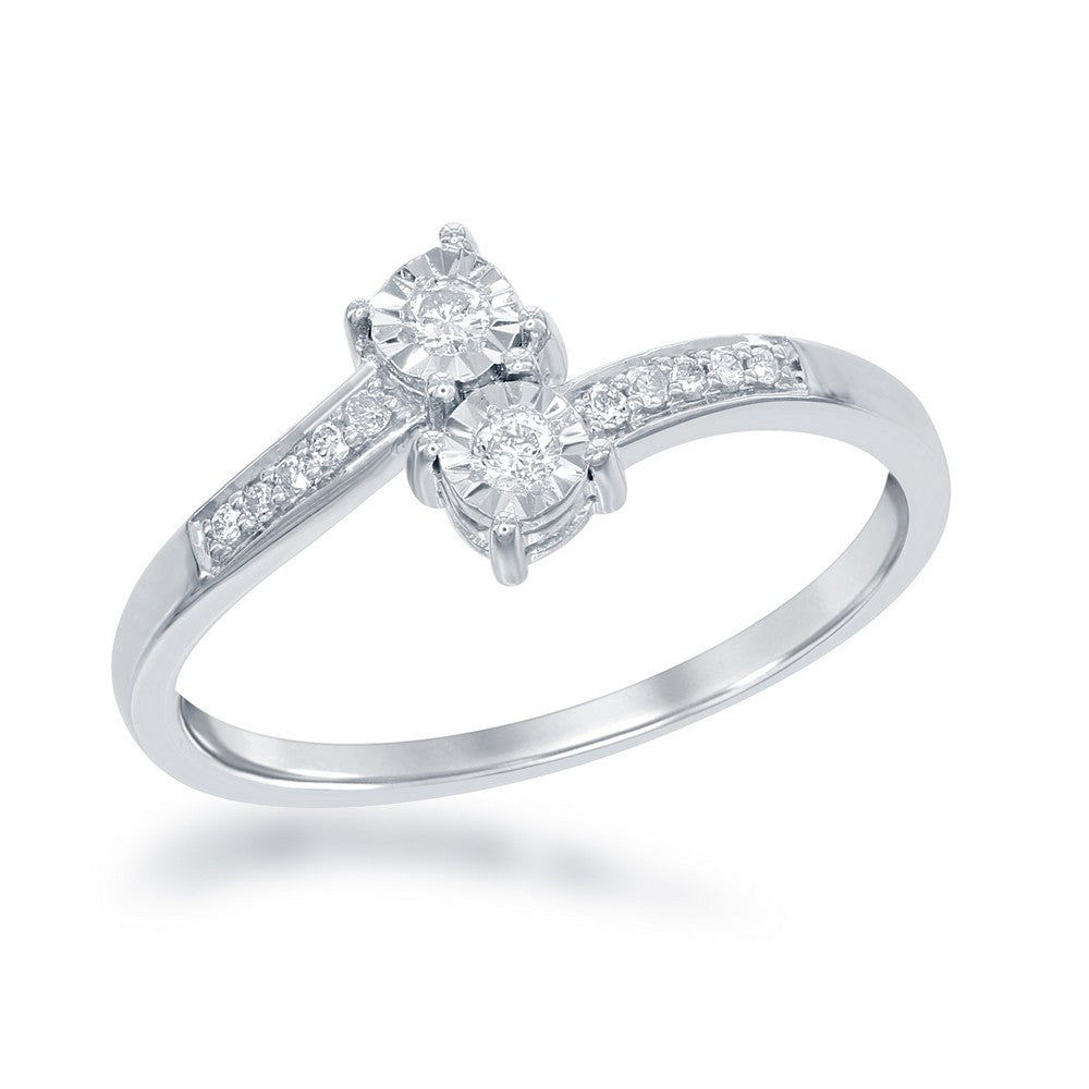 Always by Your Side Diamond Promise Ring