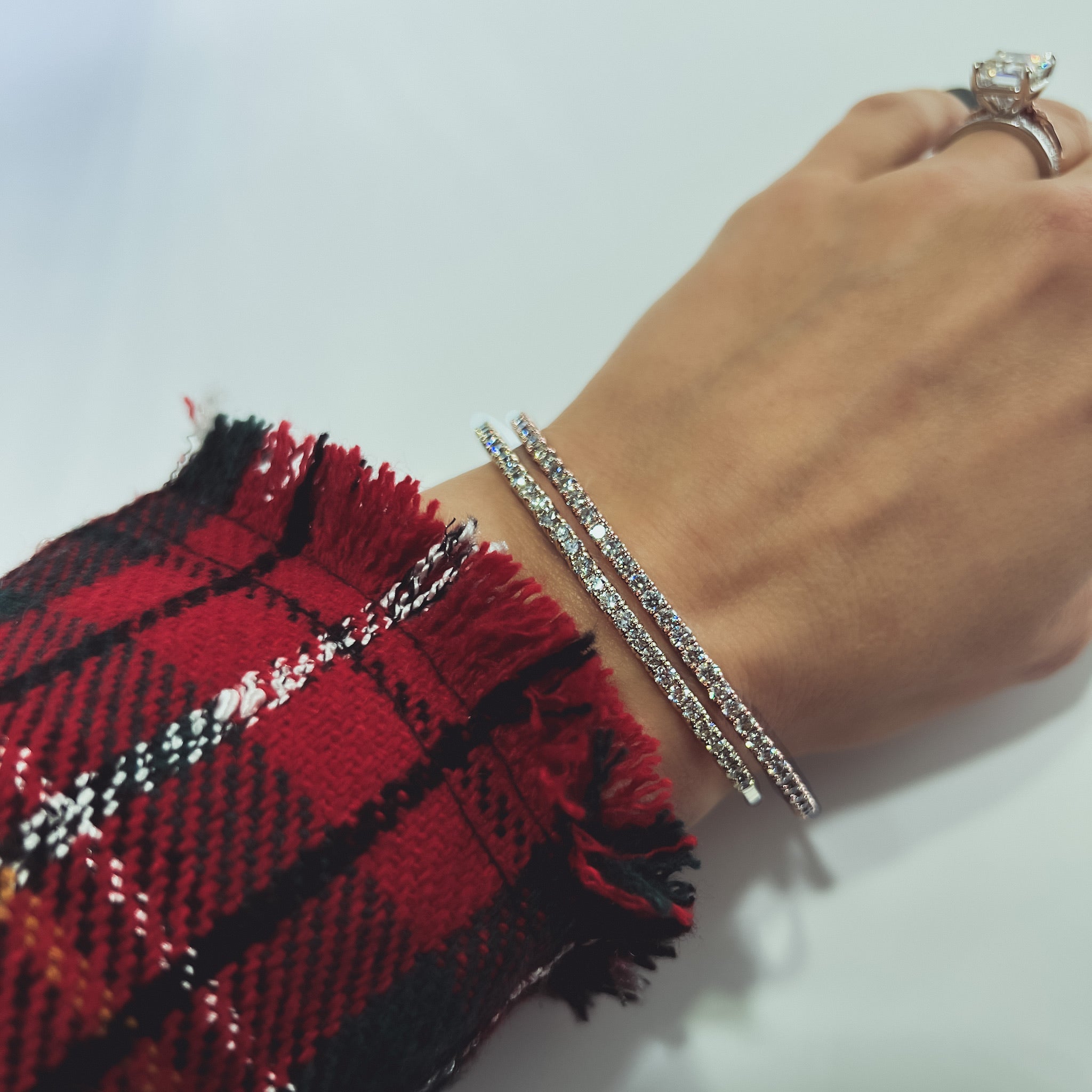 Double The Love Double Wrap Diamond Bracelet