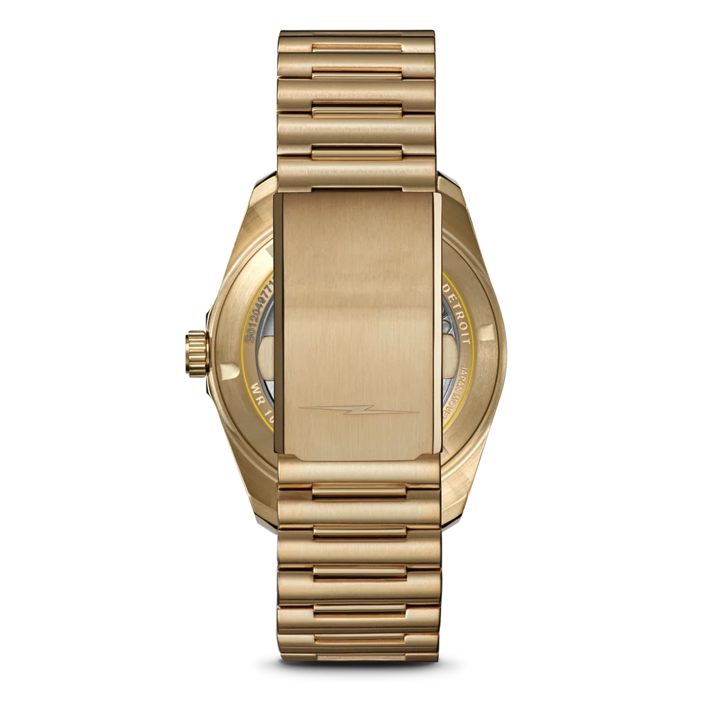 SHINOLA Men’s Gold Tone Automatic Duck Watch