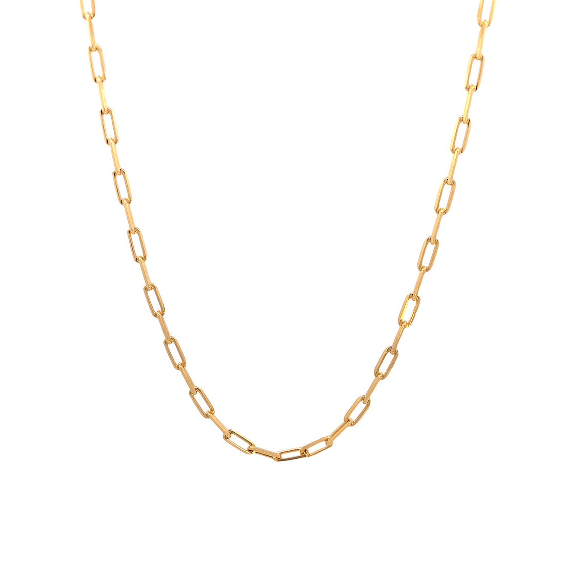 Paperclip Gold Filled Adjustable Chain