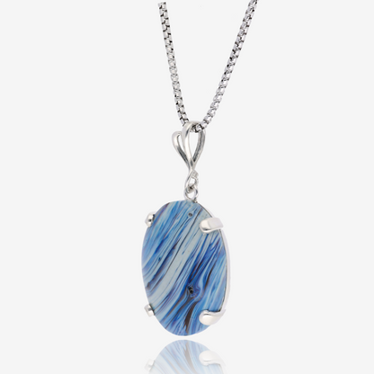 One of a Kind Leland Blue Pendant in Sterling Silver