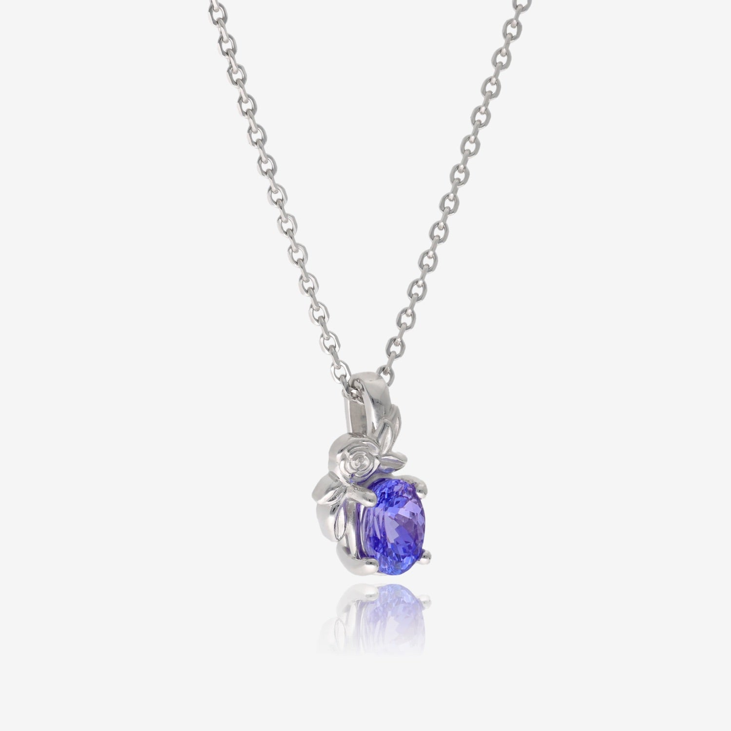 Precious Blossom Pendant in Tanzanite