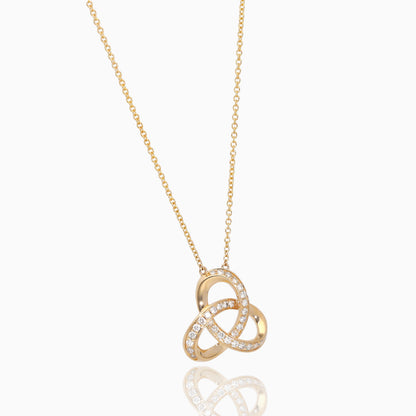 Eternal Knot Diamond Necklace
