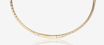 Diamond Flex Bangle in 14K Yellow Gold