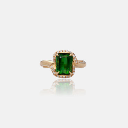 Enchanted Grove Green Tourmaline Ring