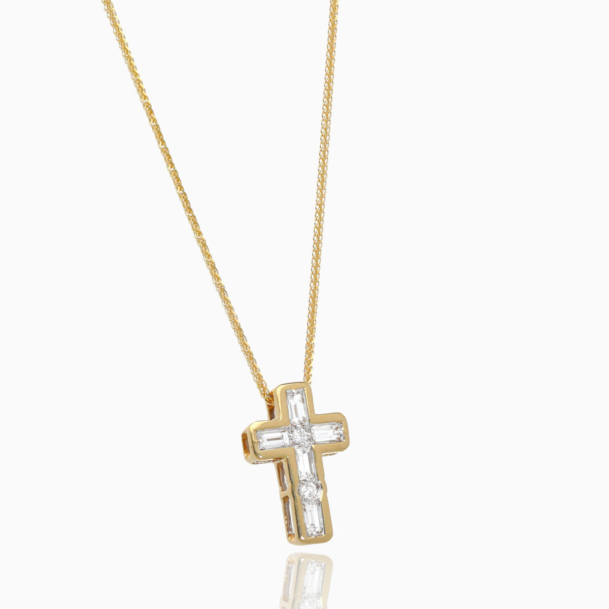 Shifting Light Diamond Cross