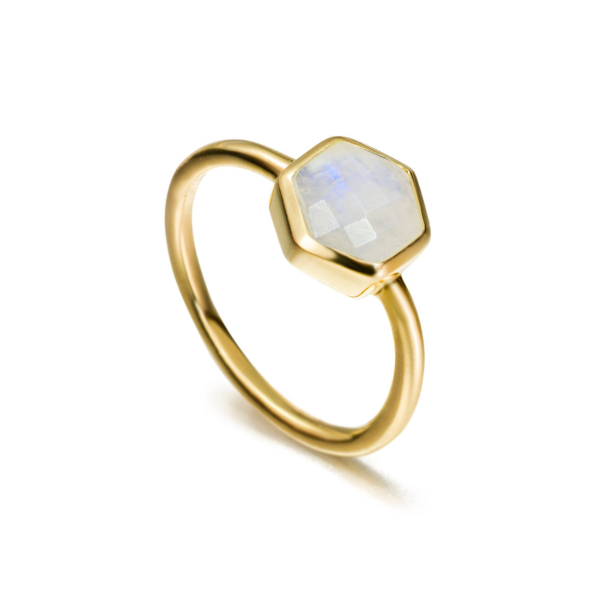 Atlas Hexagonal Moonstone Bezel