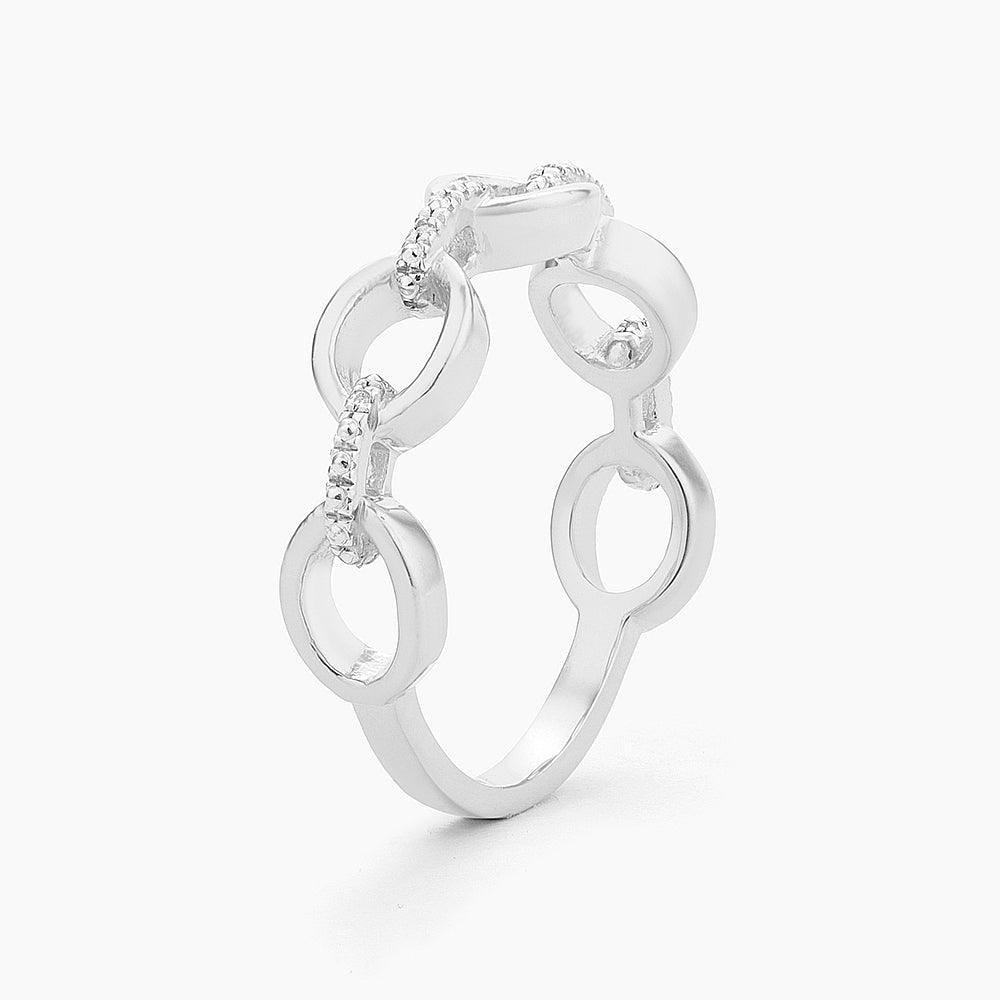 Connect The Circles Stackable Band Ring