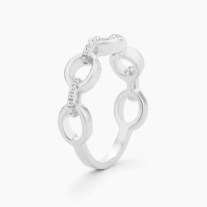 Connect The Circles Stackable Band Ring