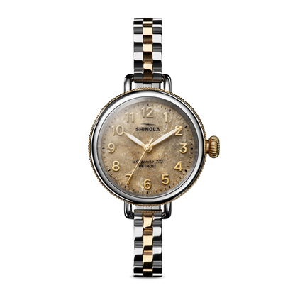 SHINOLA Ladies Petoskey Birdy Watch Two Tone