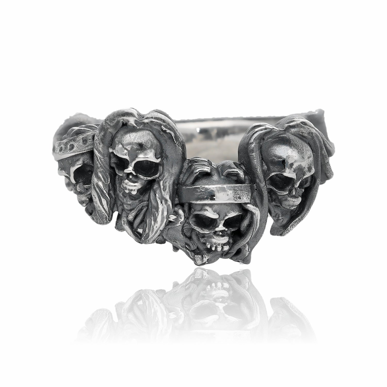 Metal Never Dies | Silver Skull Ring