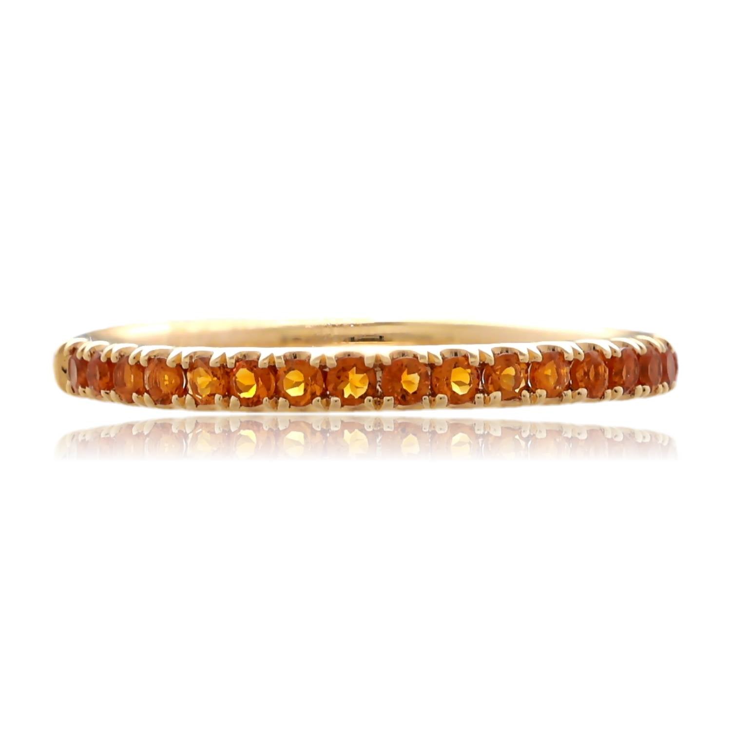 Prism Row Gemstone Ring