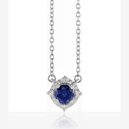 Birthstone Brilliance Color Gemstone and Diamond Pendant