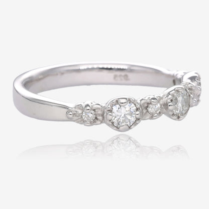 Shimmering Treasure Band Lab Diamond and White Gold