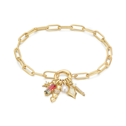 Yellow Good Fortune Charm Bracelet