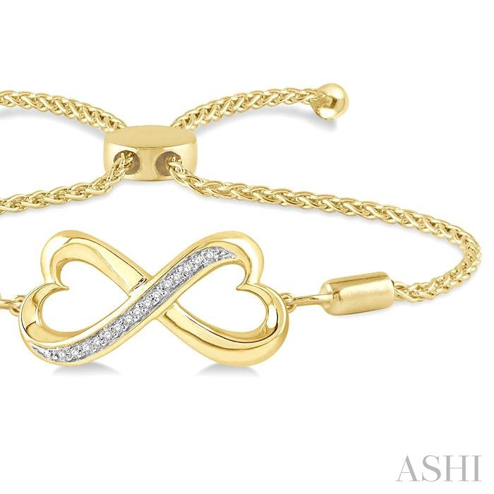 Love Forever Gold Vermeil Infinity Diamond