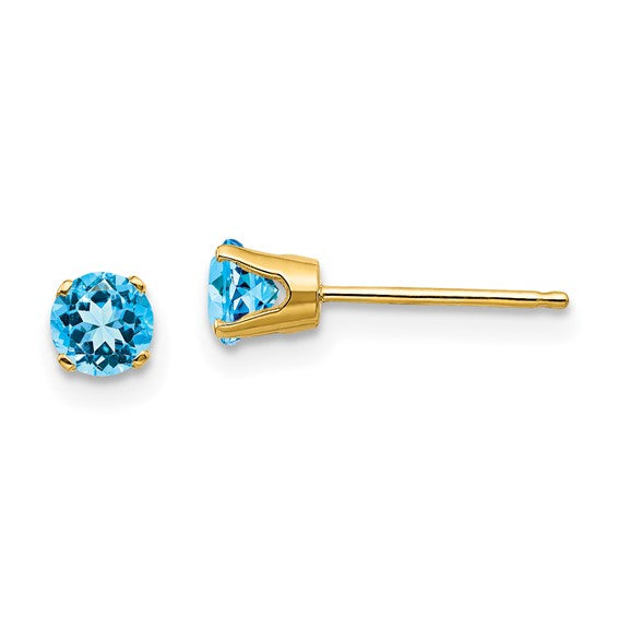Love in Every Month Gold Birthstone Earrings