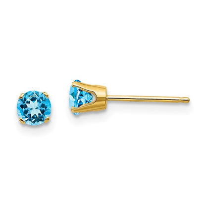 Love in Every Month Gold Birthstone Earrings