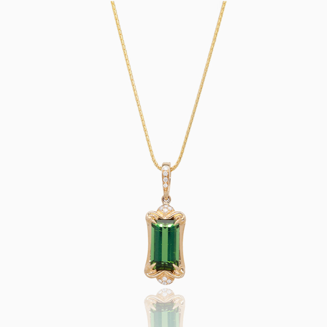 Duchess of Green, Tourmaline Necklace