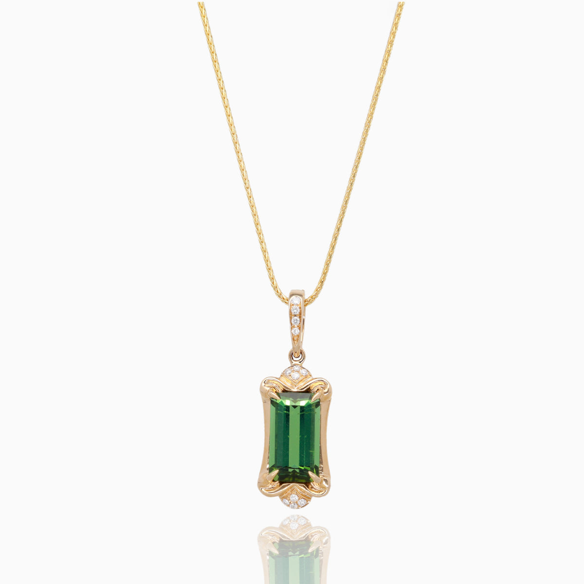 Duchess of Green, Tourmaline Necklace