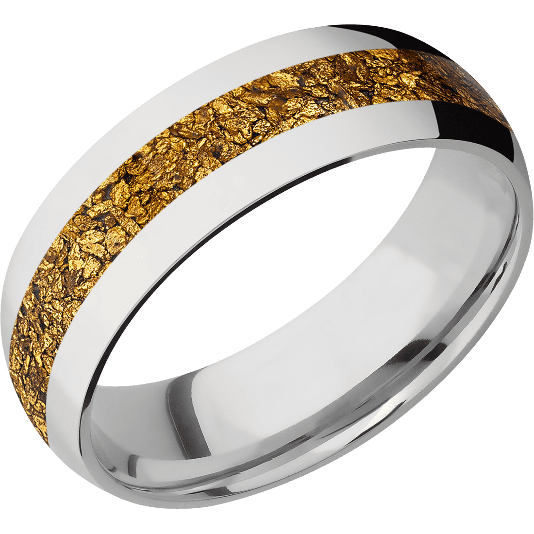 14K White Gold + Polish Finish
