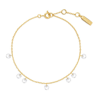 Yellow Droplet Station Bracelet