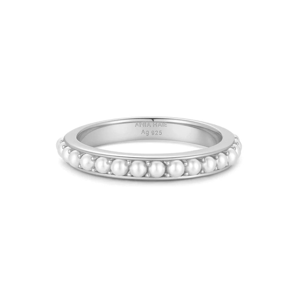 Shell Pearl Beaded Ring