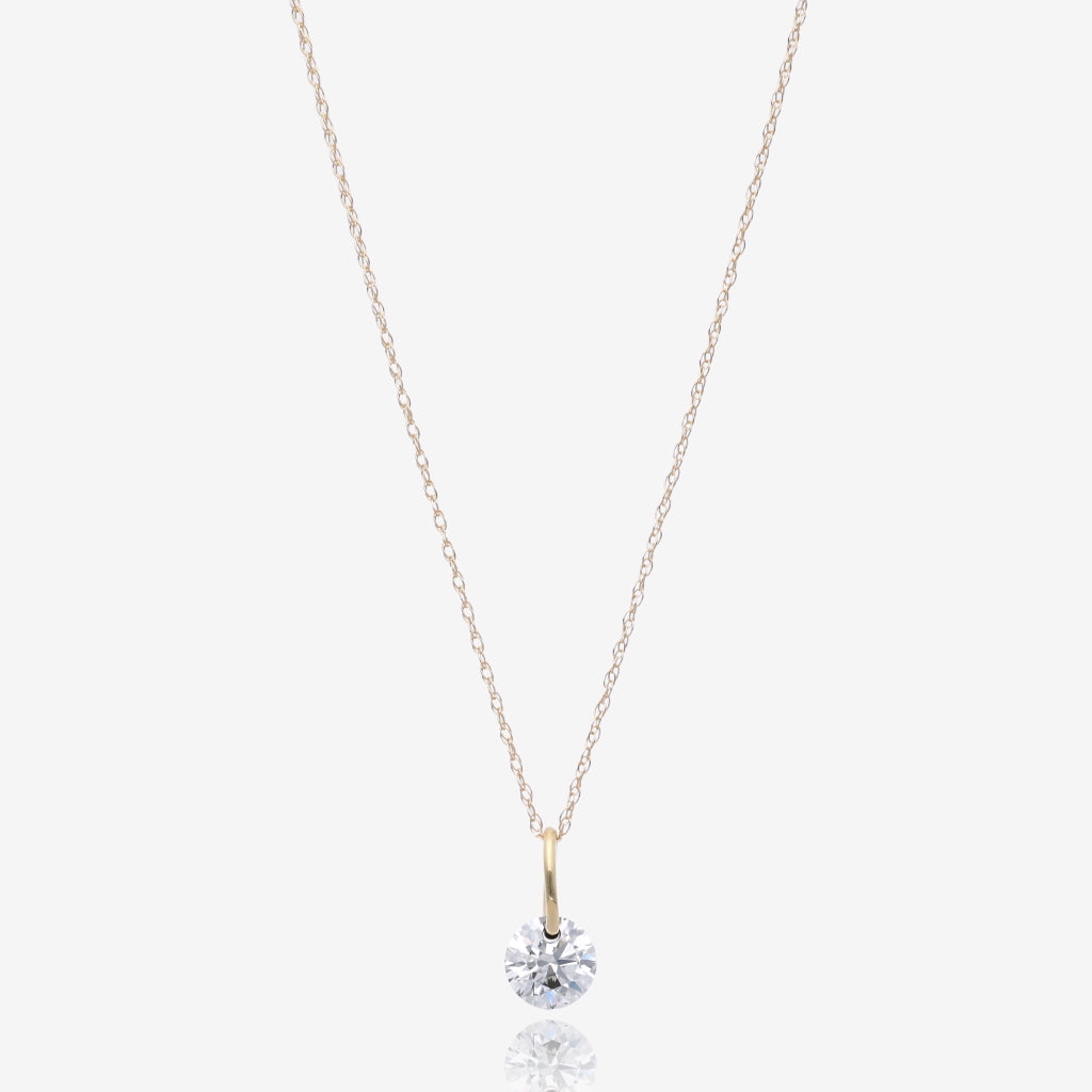 Floating Diamond Drip Pendant