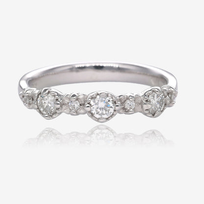Shimmering Treasure Band Lab Diamond and White Gold