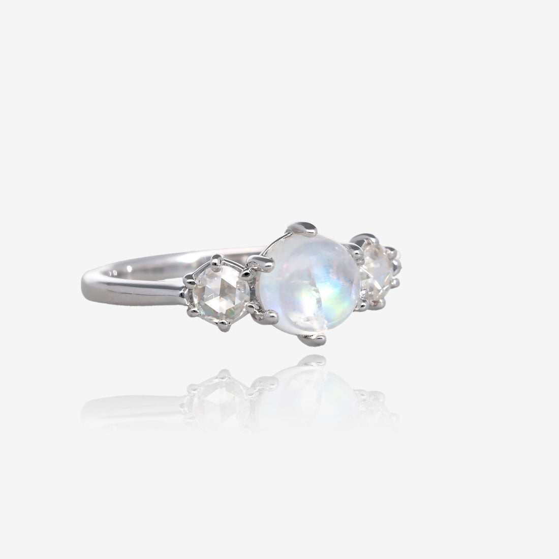 Moonscape Ring in Silver