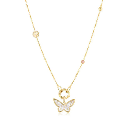 Connector Butterfly Necklace Charm Set