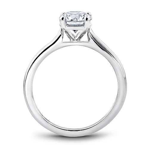 Noam Carver White Gold Solitaire Semi-mount Bridal
