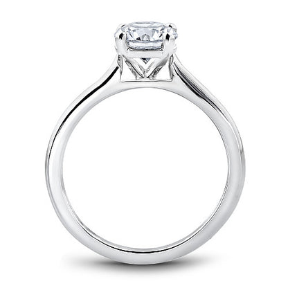 Noam Carver White Gold Solitaire Semi-mount Bridal