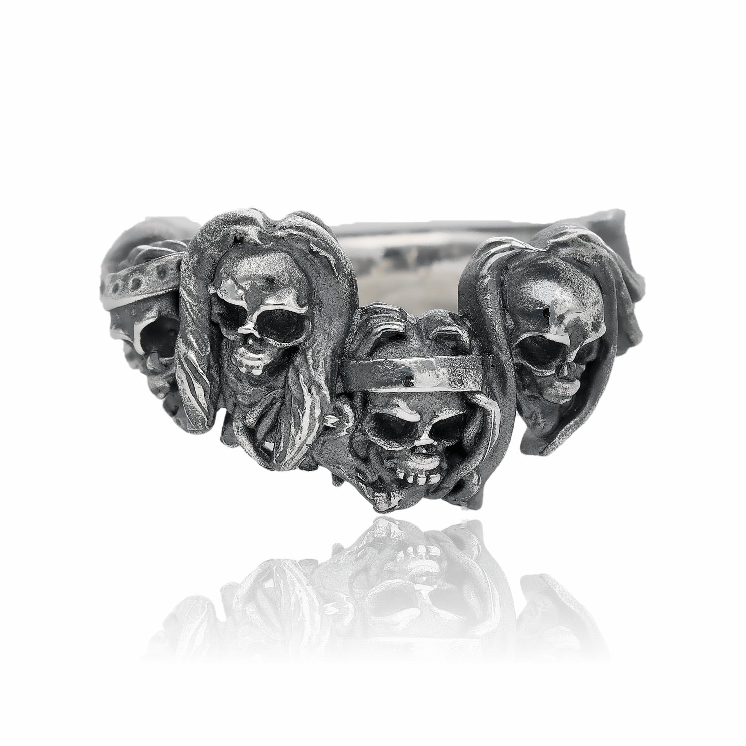 Metal Never Dies | Silver Skull Ring