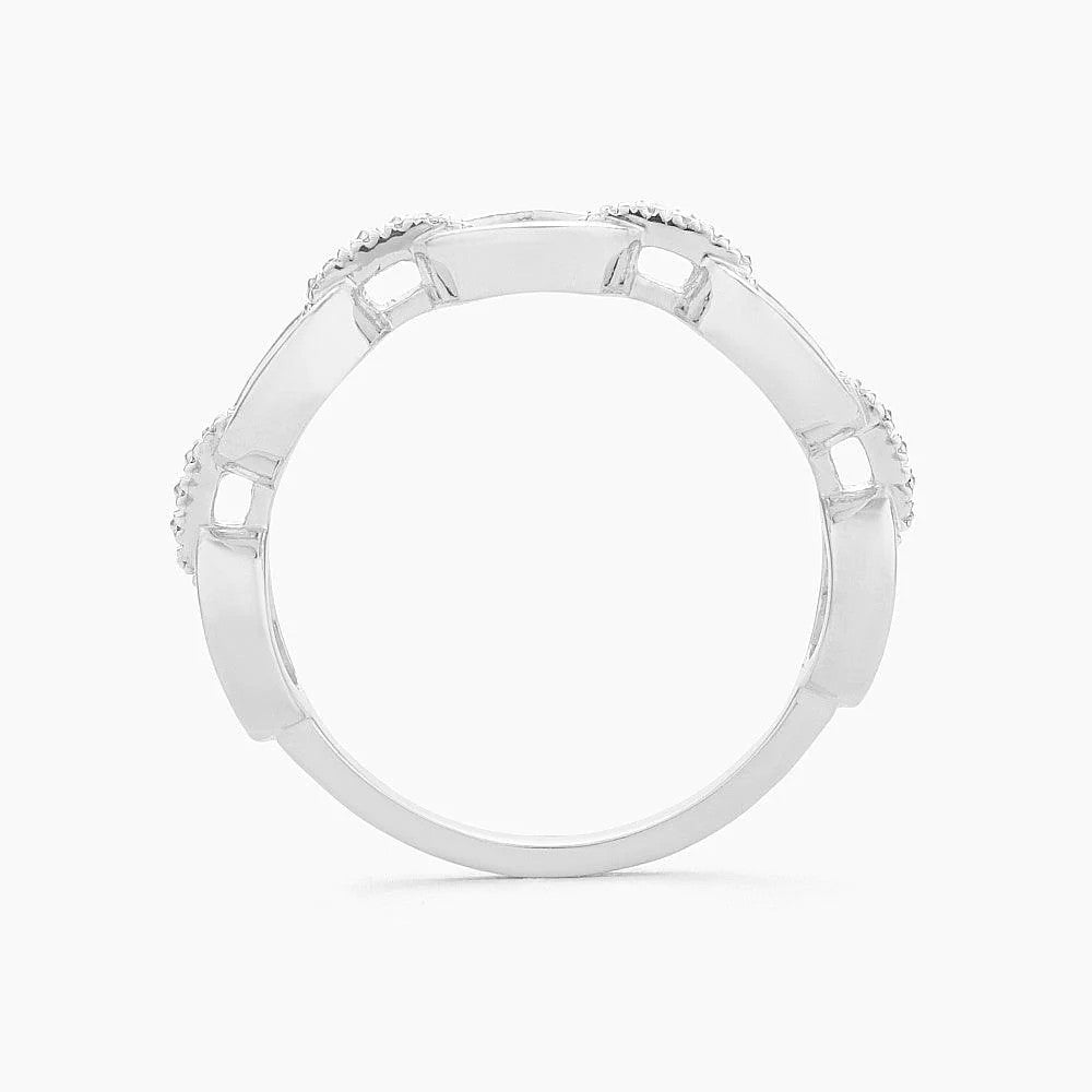 Connect The Circles Stackable Band Ring