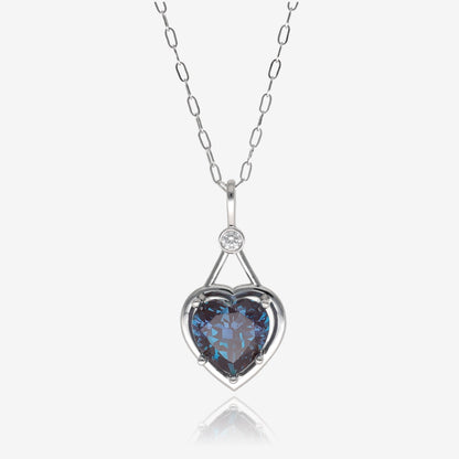 Love in June Alexandrite Pendant