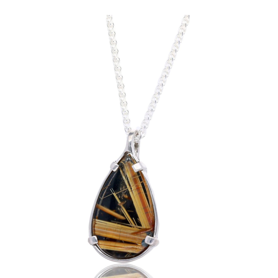 Mesmerize Pendant in Rutile Quartz