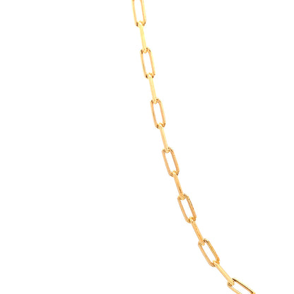 Paperclip Gold Filled Adjustable Chain