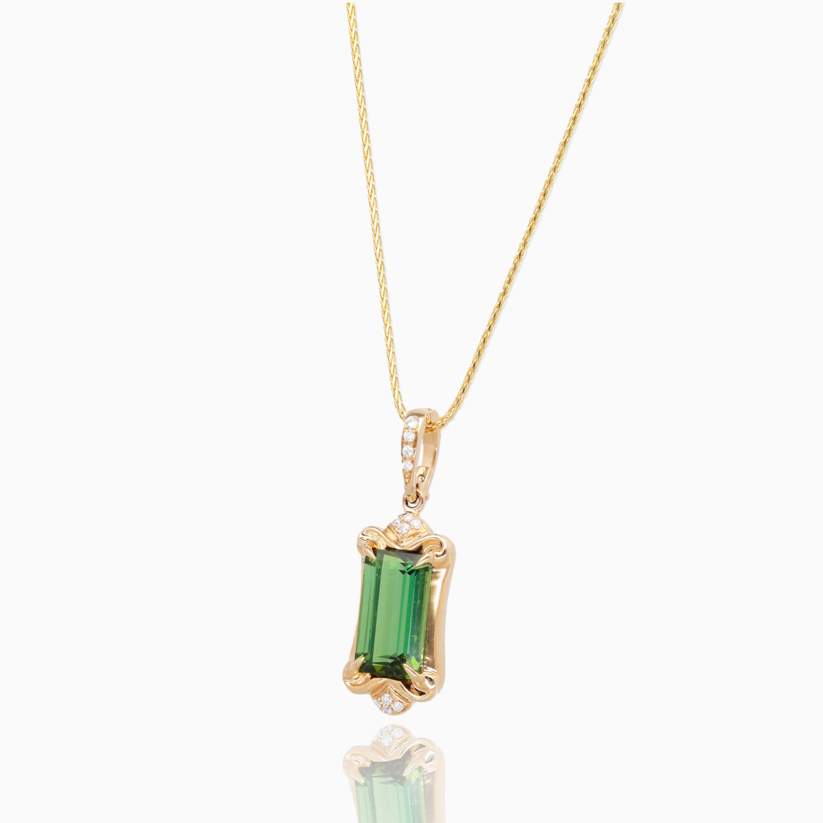 Duchess of Green, Tourmaline Necklace