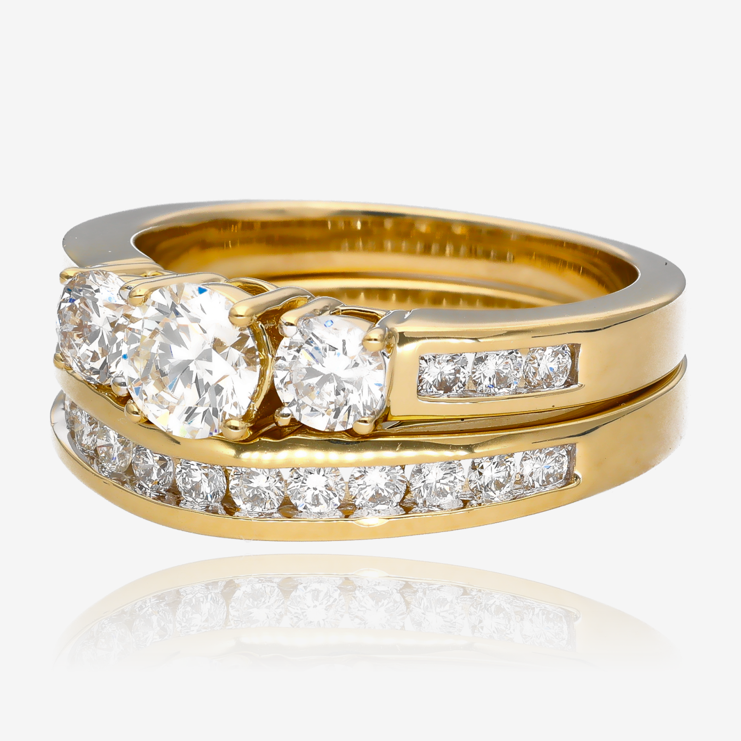1.50CTW Today Tomorrow Forever Diamond Wedding Set – Wexford Jewelers