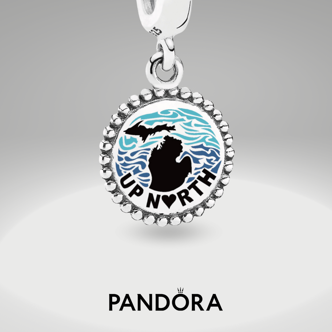 Up North WJ Exclusive Pandora Unforgettable Moment Charm