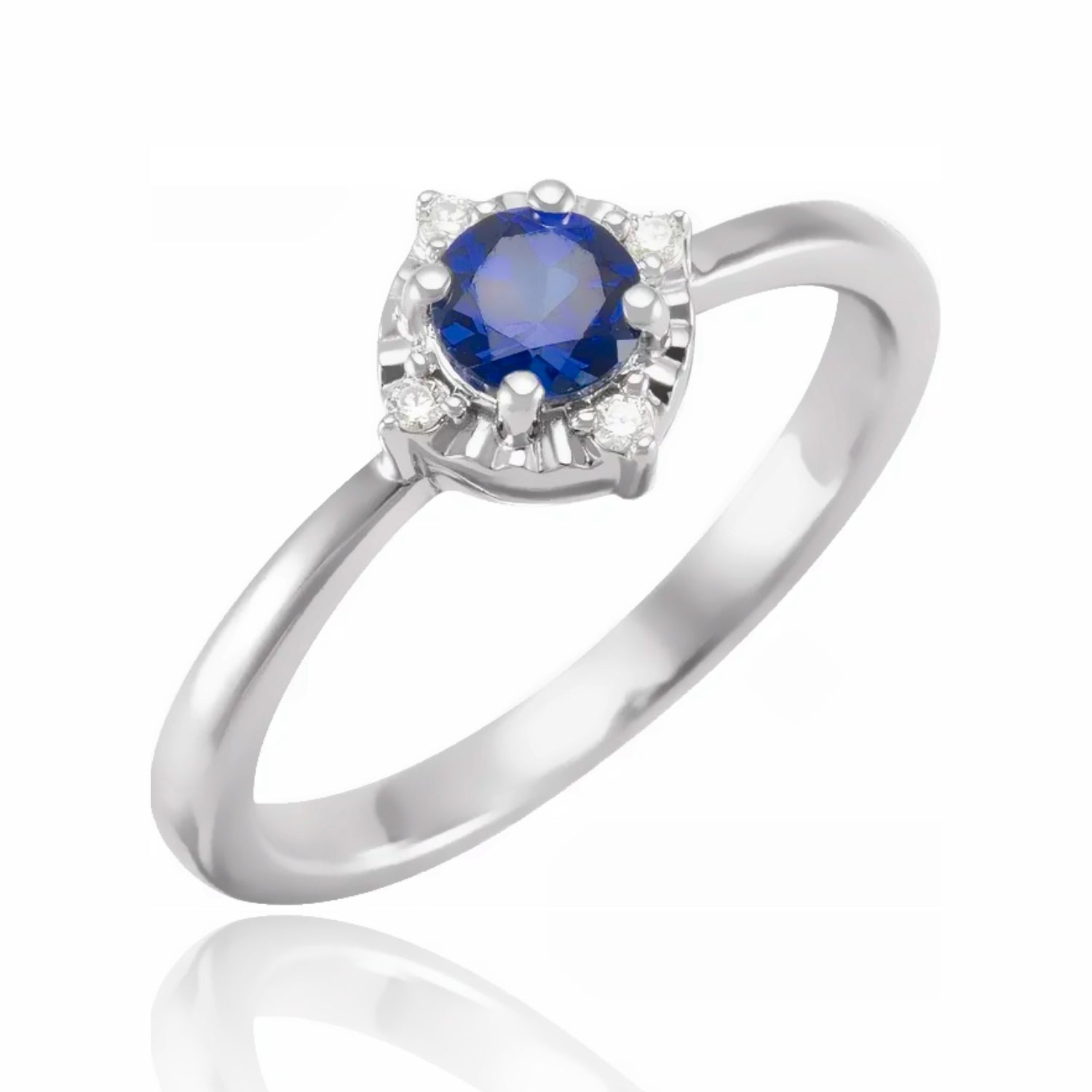 Birthstone Brilliance Color Gemstone and Diamond Ring