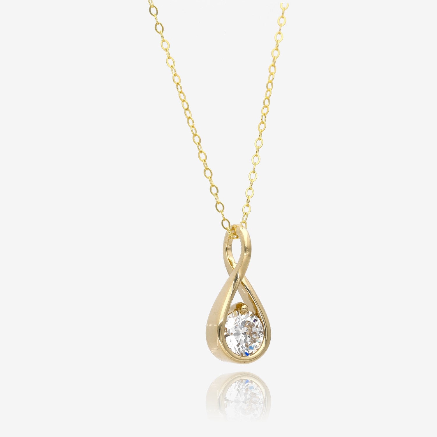 Infinite Shine Sustainable Diamond and Gold Pendant