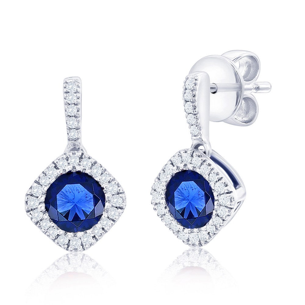 Triple the Brilliance Sapphire Silver Diamond