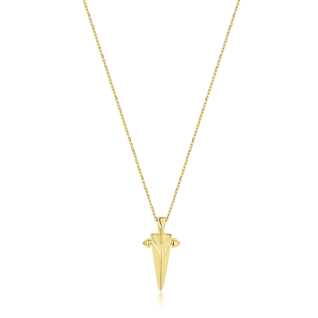 Geometric Point Pendant Necklace