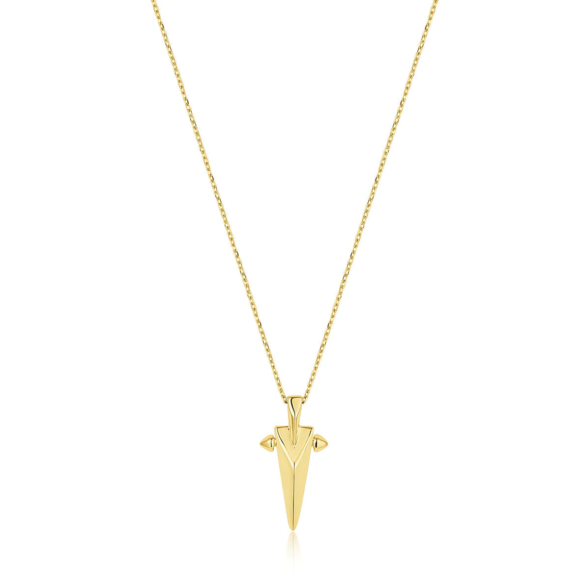 Geometric Point Pendant Necklace