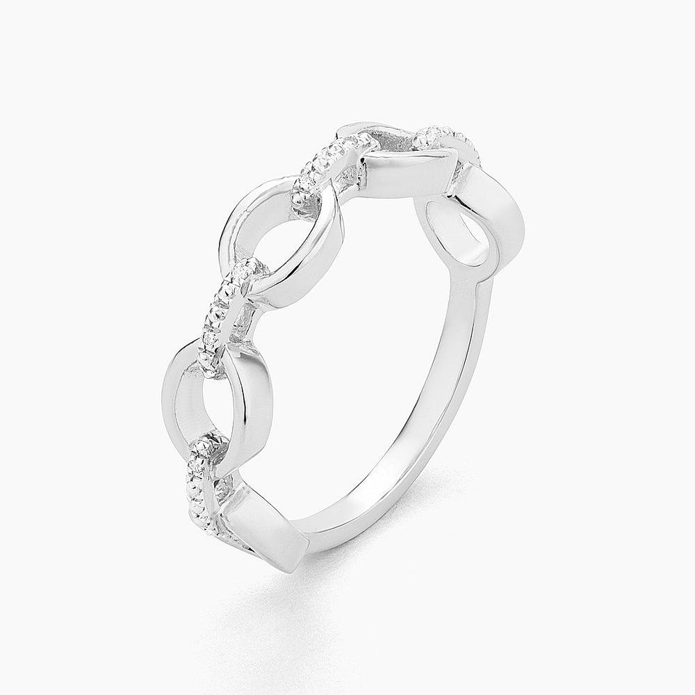 Connect The Circles Stackable Band Ring