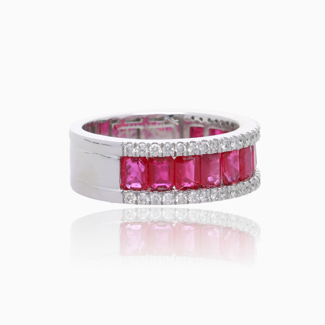 Ruby Majesty Diamond Band